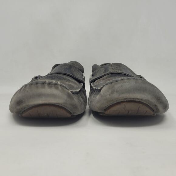 Jimmy Choo Shoes EU44.5 US11.5 Gray Suede Driving Loafers Slip On Moccasin Italy - Picture 6 of 14